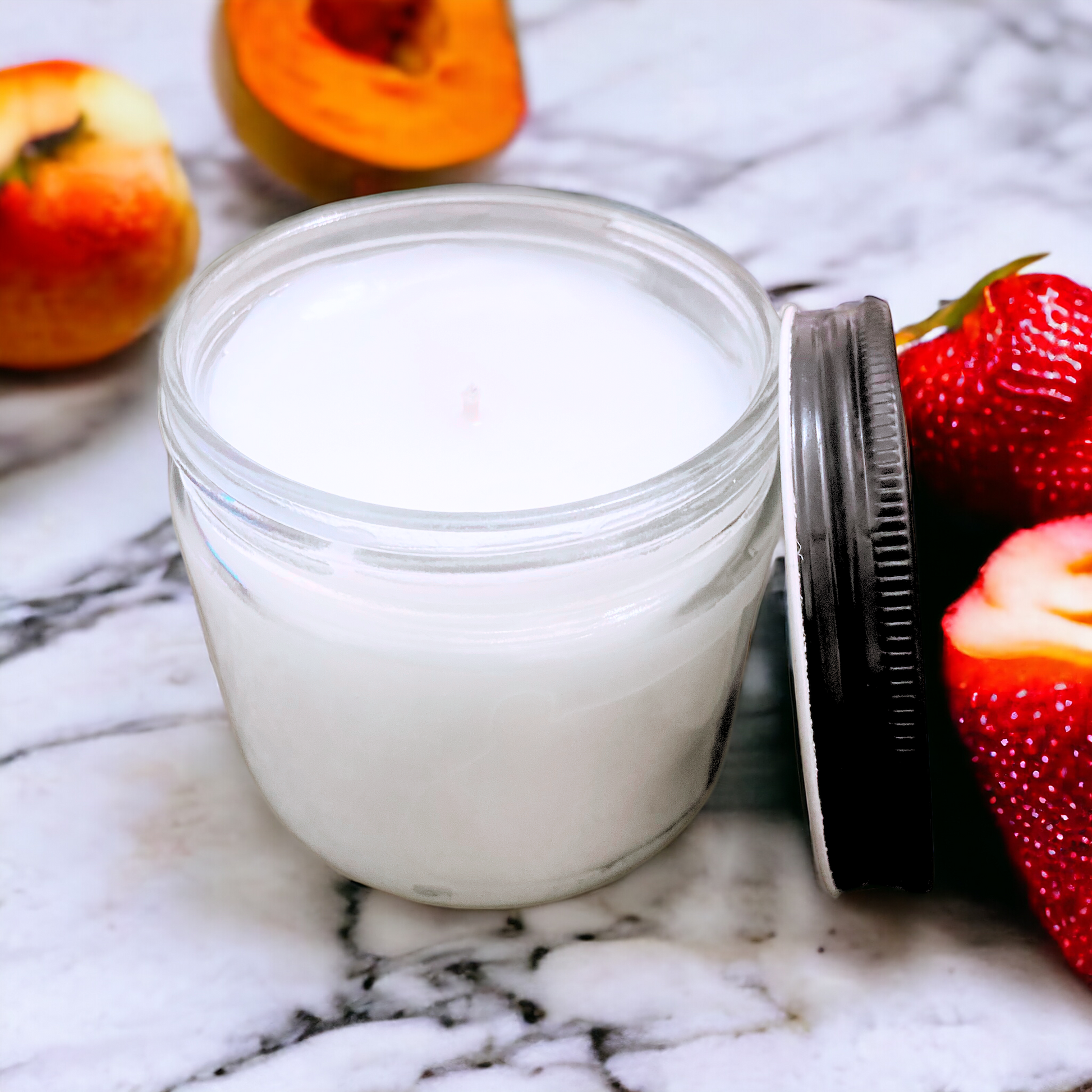 Envelop yourself in the passionate fragrance of sweet strawberry and juicy peach with our Passion candle. This candle empowers a boss-like character and strong devotion to bring its true energy into your home. Uncover the passionate power within you!
Up to 30 hours of burn time
Premium soy wax blend
Phthalate free fragrance oils
Lead free cotton wick