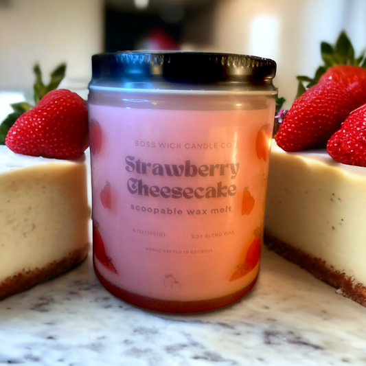 Strawberry Cheesecake scoop-able wax melt